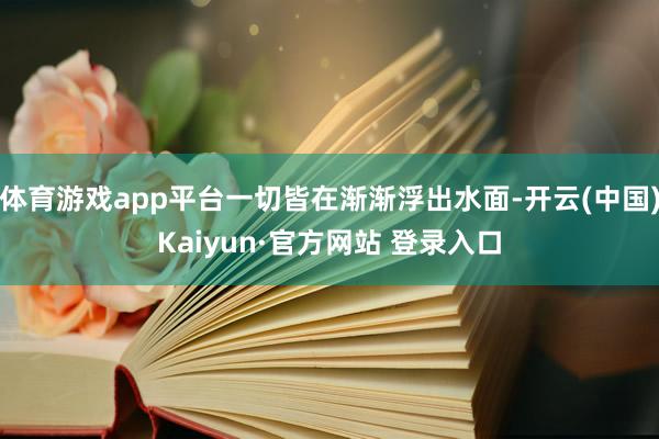 体育游戏app平台一切皆在渐渐浮出水面-开云(中国)Kaiyun·官方网站 登录入口